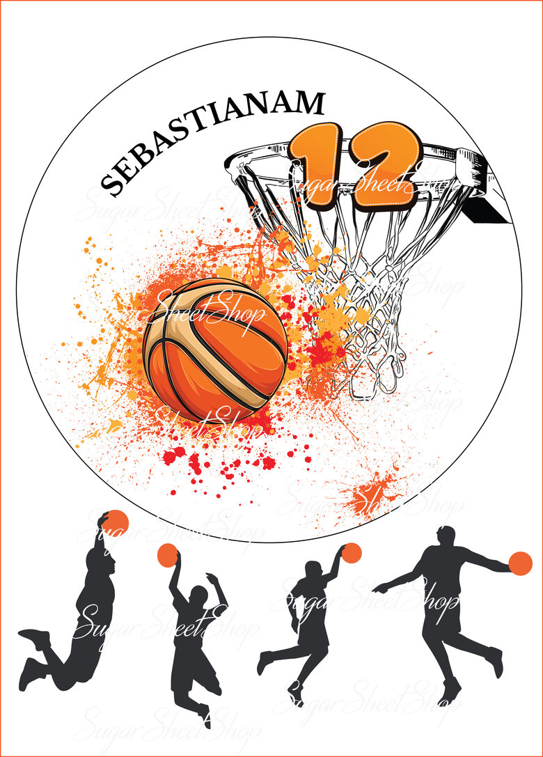 Ēdami dekori BASKETBOLS 3