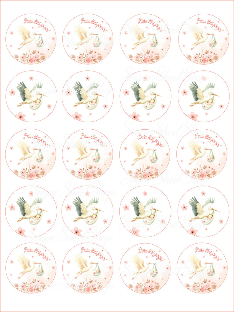 Ēdami dekori Baby shower 3