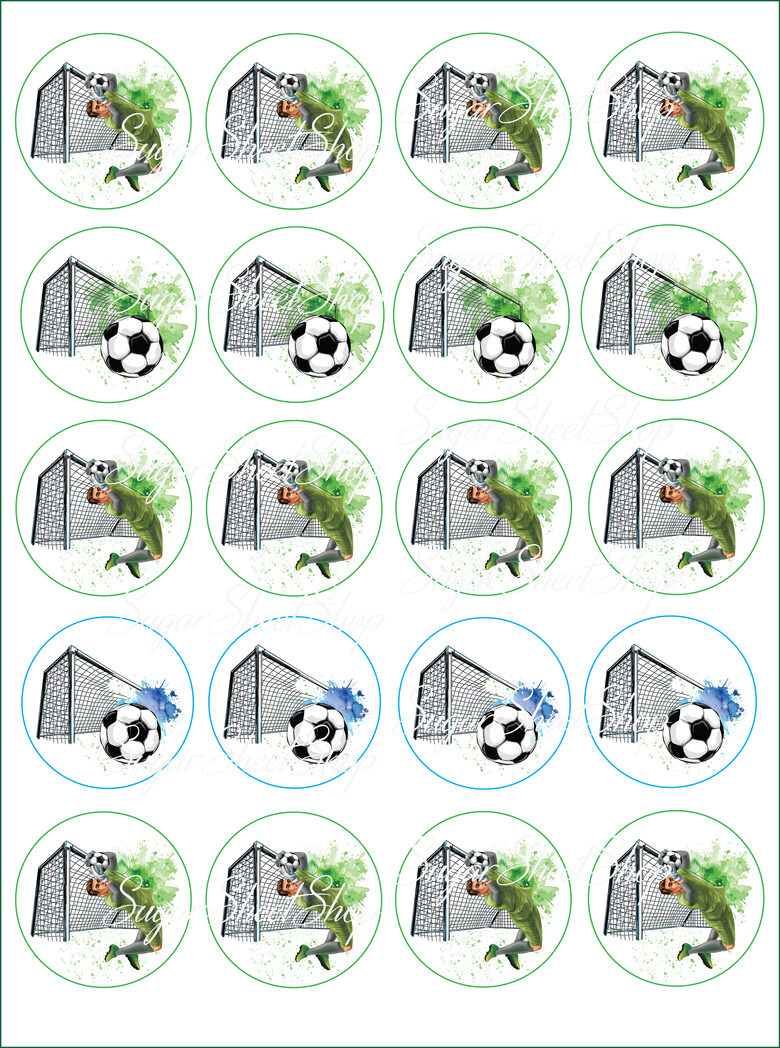 Ēdami dekori FUTBOLS 7