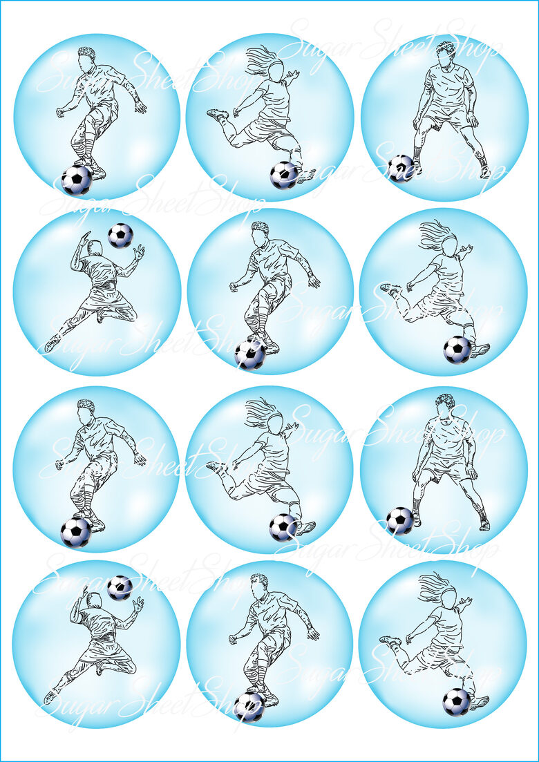 Ēdami dekori FUTBOLS 6