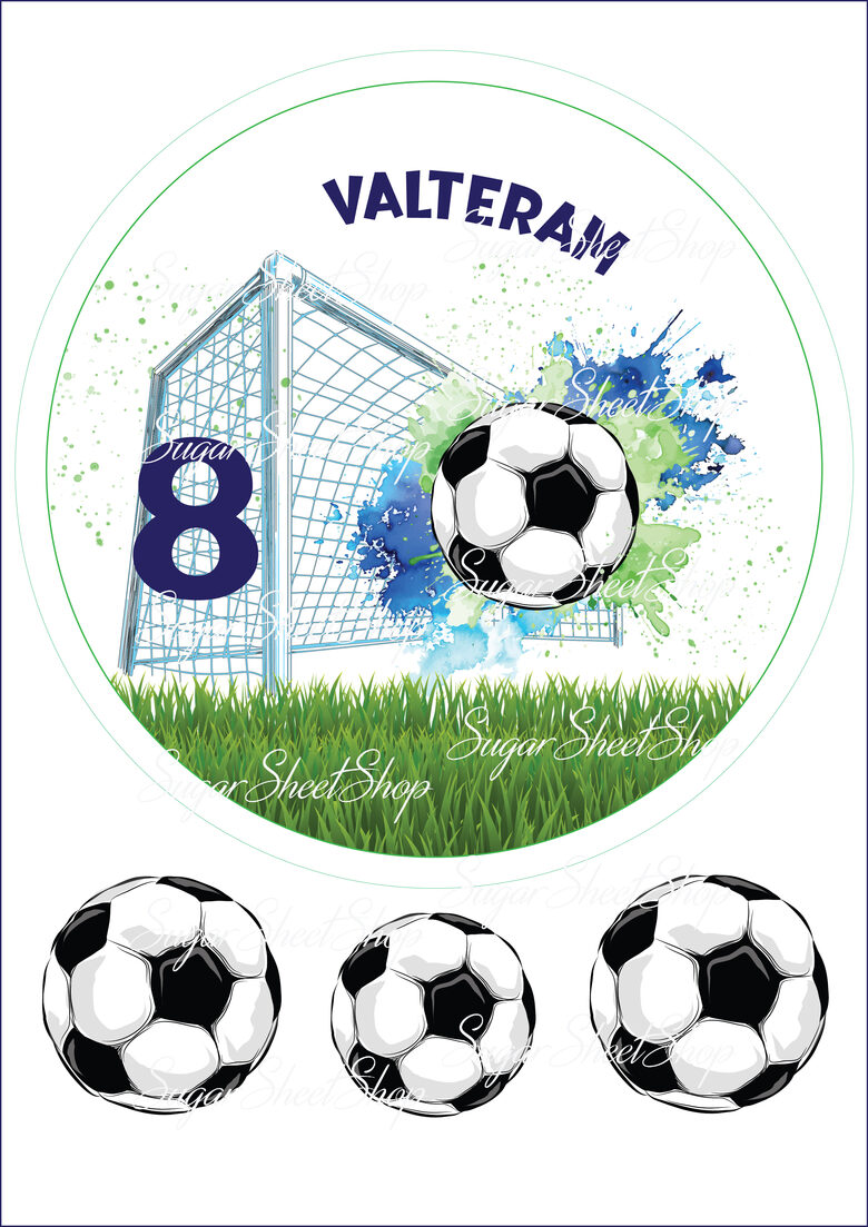 Ēdamu dekoru komplekts FUTBOLS 3