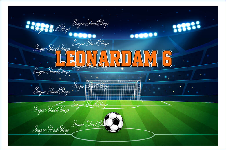 Ēdams dekors kūkai FUTBOLS 14