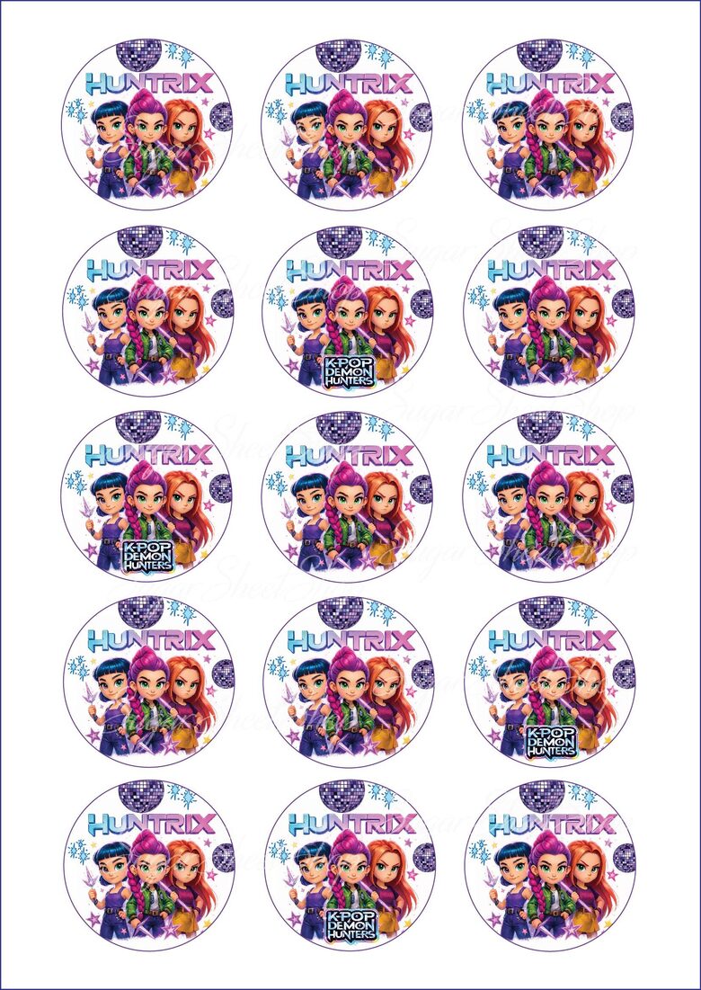 Ēdami dekori K-POP Demon Hunters 1