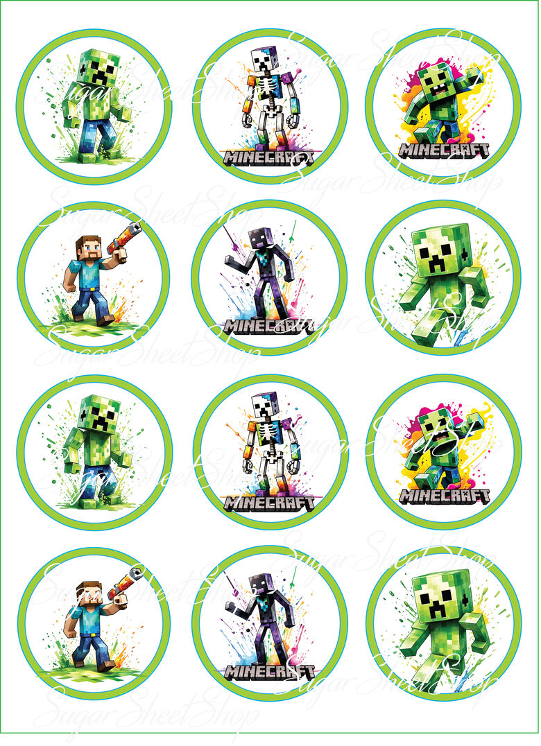 Ēdami dekori MINECRAFT 15