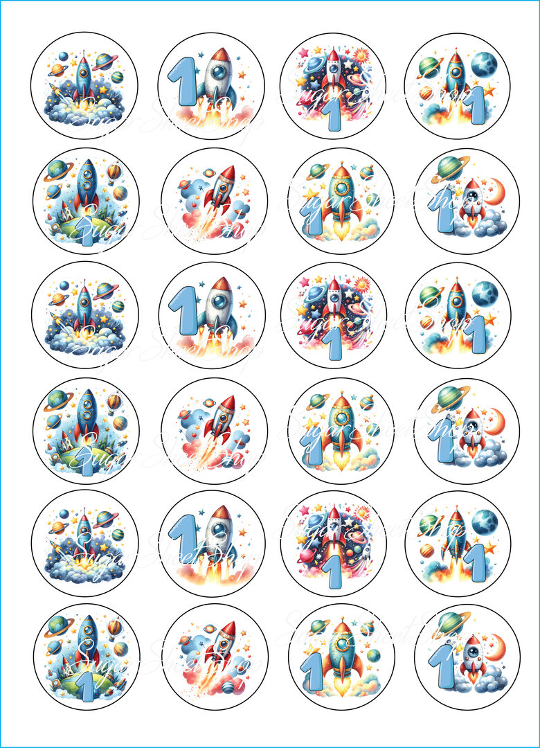 Ēdami dekori KOSMOSS 6