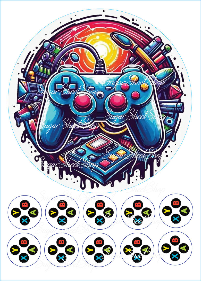 Ēdamu dekoru komplekts VIDEOSPĒLE 1