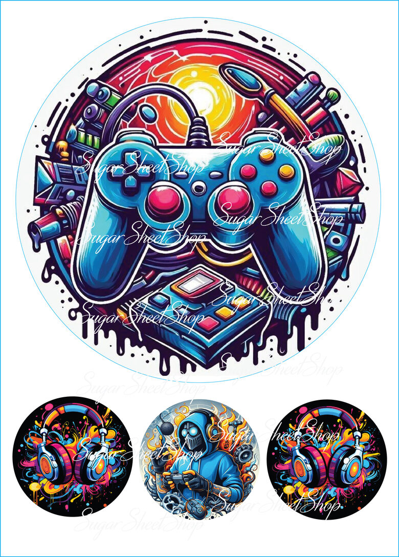 Ēdamu dekoru komplekts VIDEOSPĒLE 2