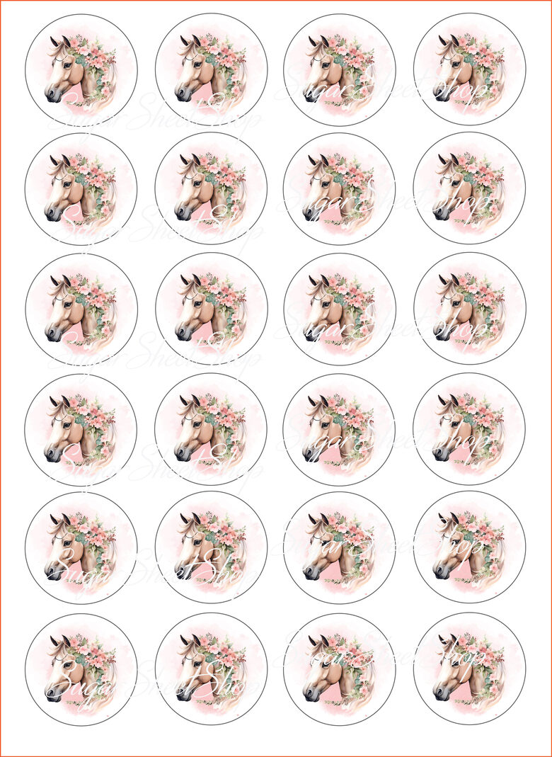 Ēdami dekori ZIRGI 15