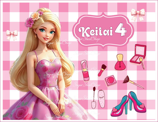 Ēdams dekors kūkai BĀRBIJA 11