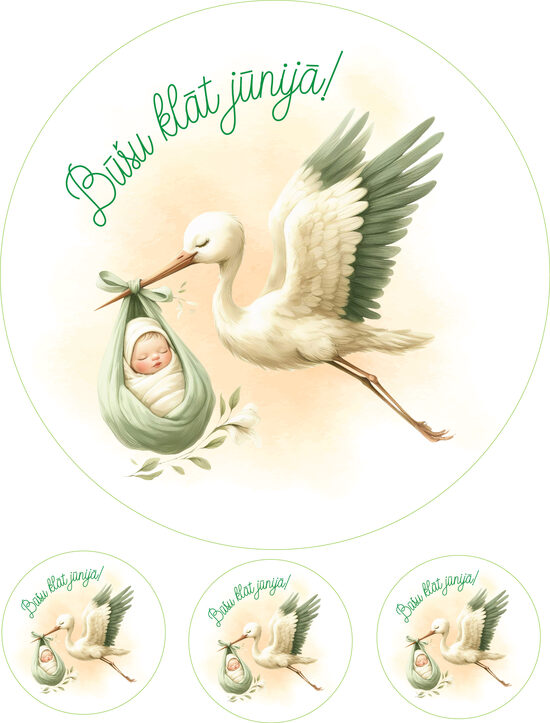 Ēdams dekors Baby shower 1