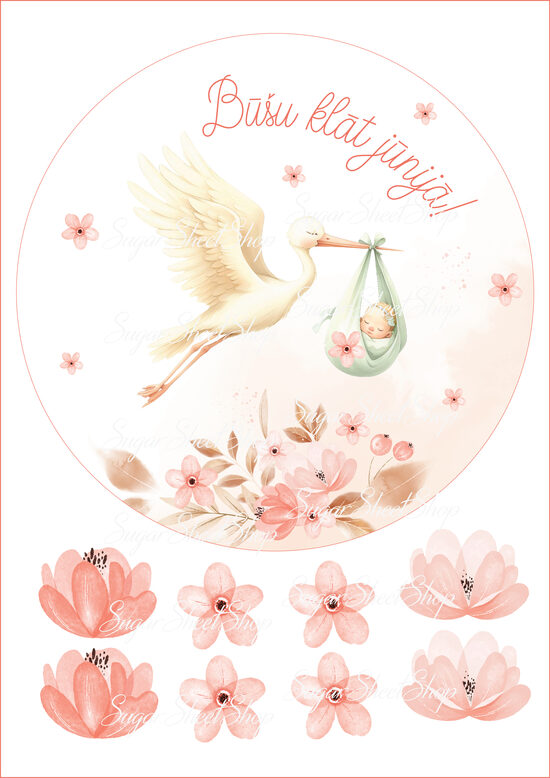 Ēdams dekors Baby shower 2