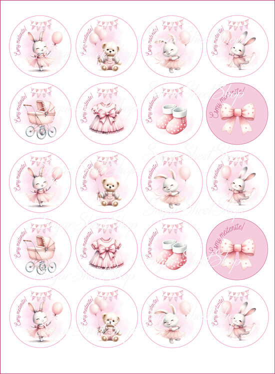 Ēdami dekori BABY SHOWER 4