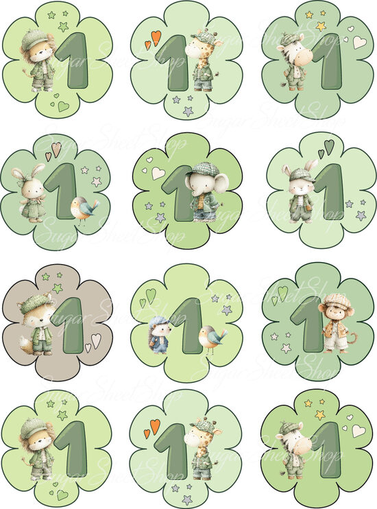 Ēdami vafeles dekori SAFARI 1