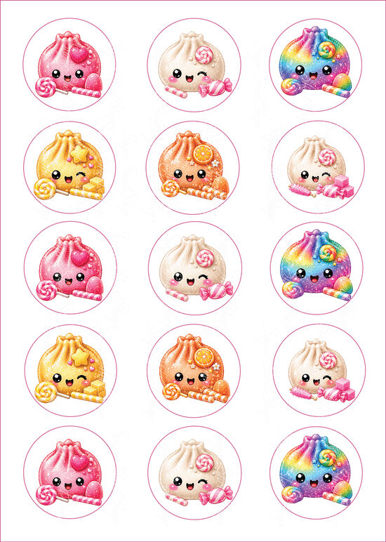Ēdami attēli GLITTER DUMPLING 3