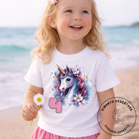 Piegludināms attēls dzimšanas dienas t-kreklam VIENRADZIS 1