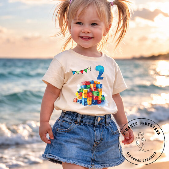 Piegludināms attēls dzimšanas dienas t-kreklam LEGO