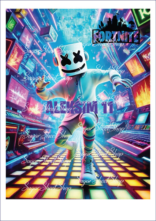 Ēdams dekors kūkai FORTNITE 22