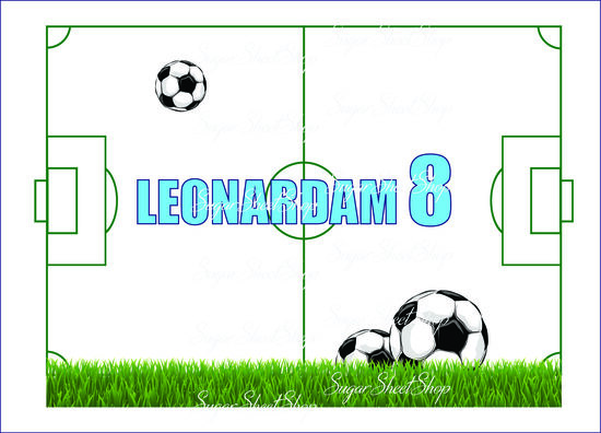 Ēdams dekors kūkai FUTBOLS 12