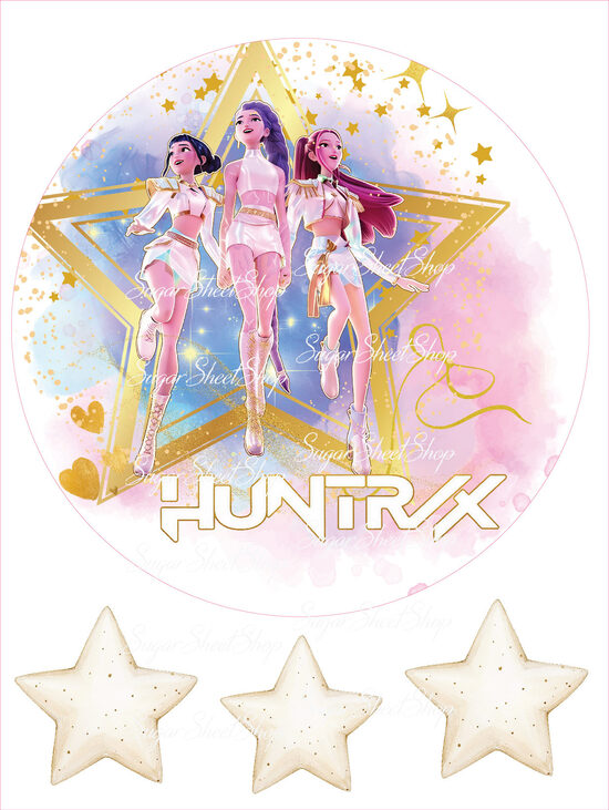 Ēdams attēls kūkai HUNTRIX 4