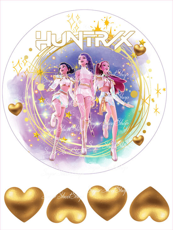 Ēdams attēls kūkai HUNTRIX Demon Hunter Girls 6