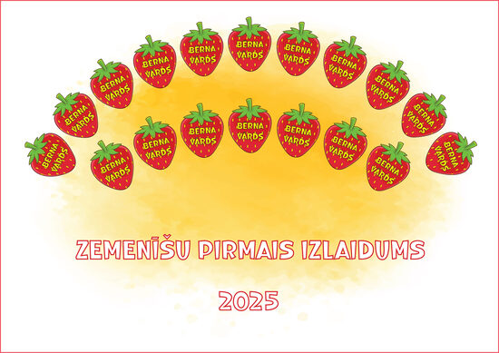 Personalizēts ēdams dekors PIRMAIS IZLAIDUMS 1