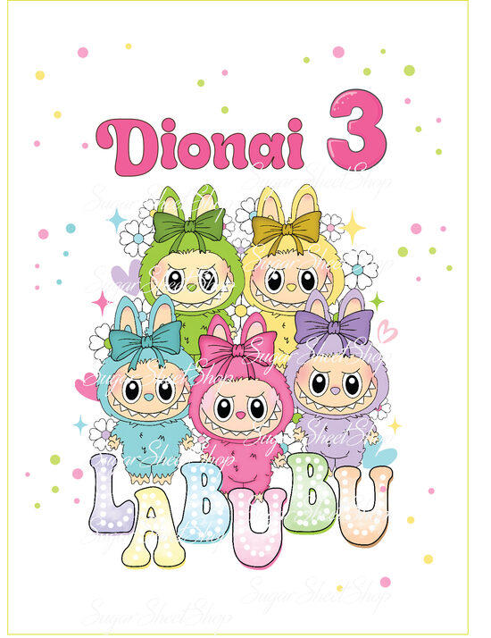 Ēdams dekors kūkai LaBuBu 1