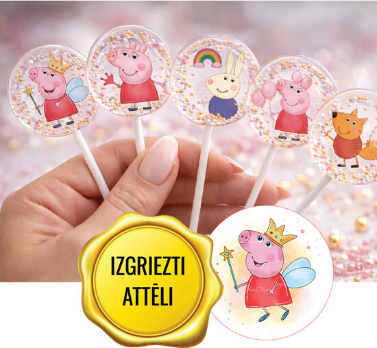 Ēdami vafeles dekori PEPA UN DRAUGI 7