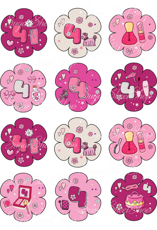 Ēdami vafeles dekori MAZĀ PRINCESE