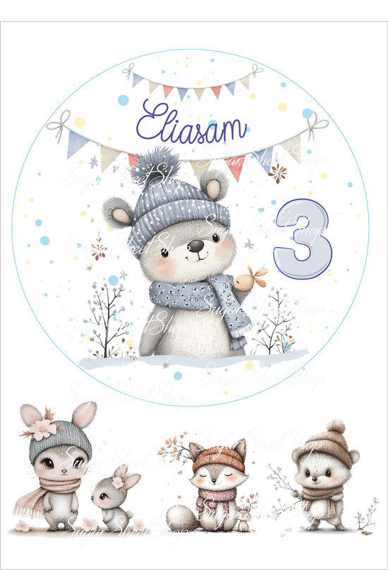 Ēdamu dekoru komplekts DZIMŠANAS DIENA 11