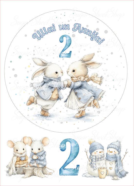 Ēdamu dekoru komplekts DZIMŠANAS DIENA 14