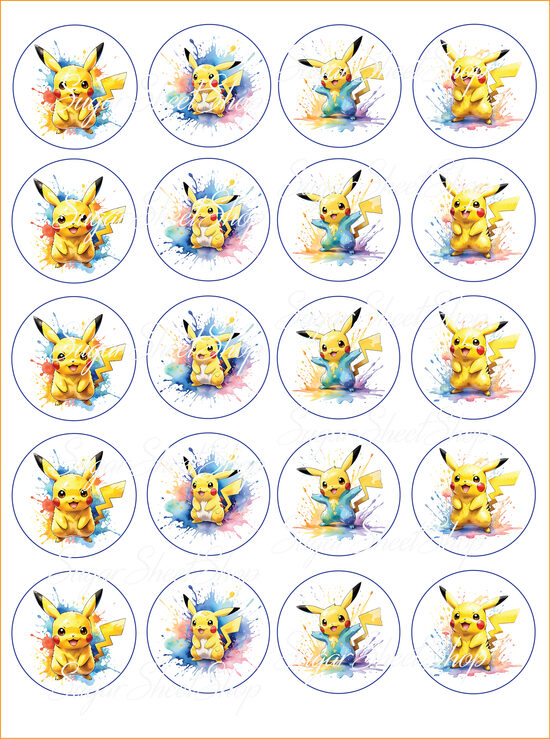 Ēdami dekori POKEMONS 5