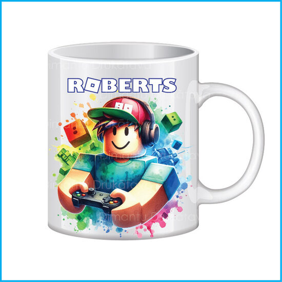 Keramikas krūze ar apdruku ROBLOX 4