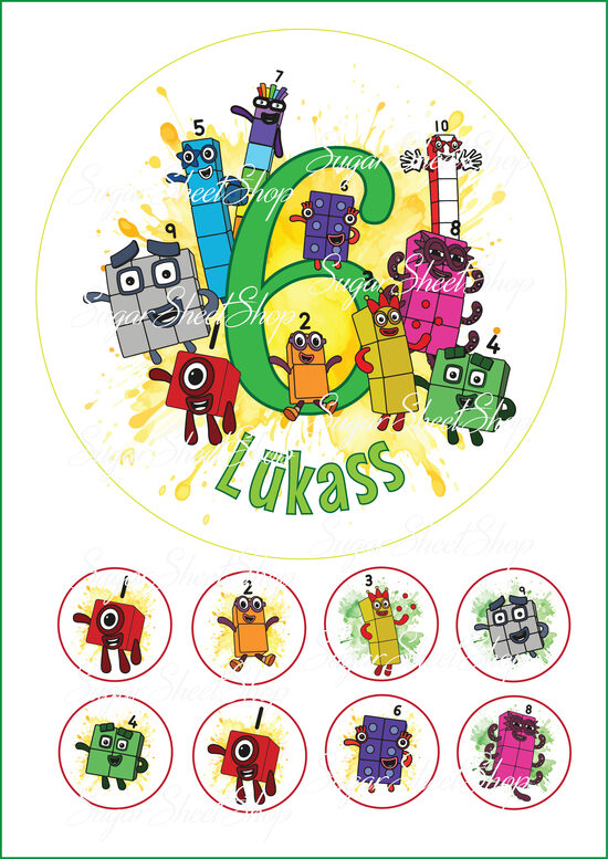 Ēdamu dekoru komplekts SKAITLĪŠI 1