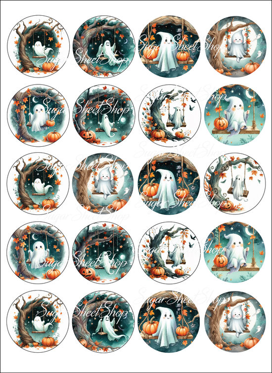 Ēdami attēli Spoks gaida Halovīnu