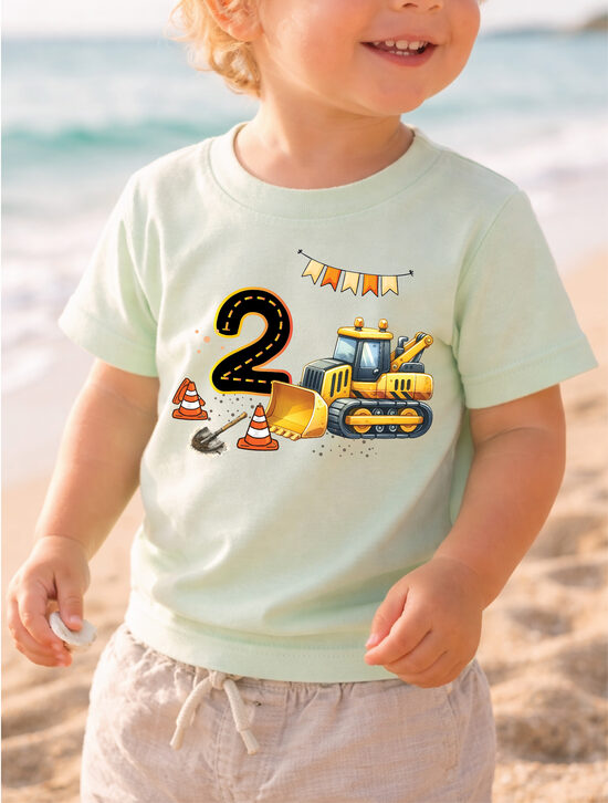 Piegludināms attēls dzimšanas dienas t-kreklam TRAKTORS 2