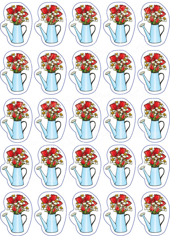 Ēdami vafeles dekori TULPES 2