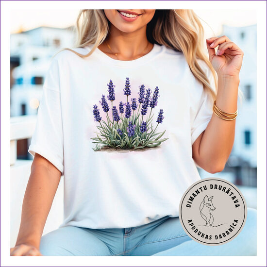 T krekls ar apdruku LAVANDA 15
