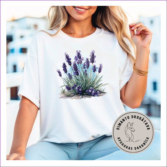 T krekls ar apdruku LAVANDA 8