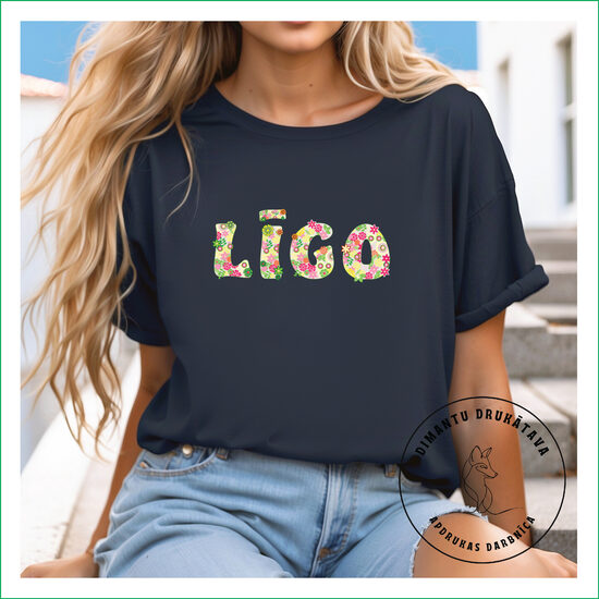 T krekls ar apdruku LĪGO 9