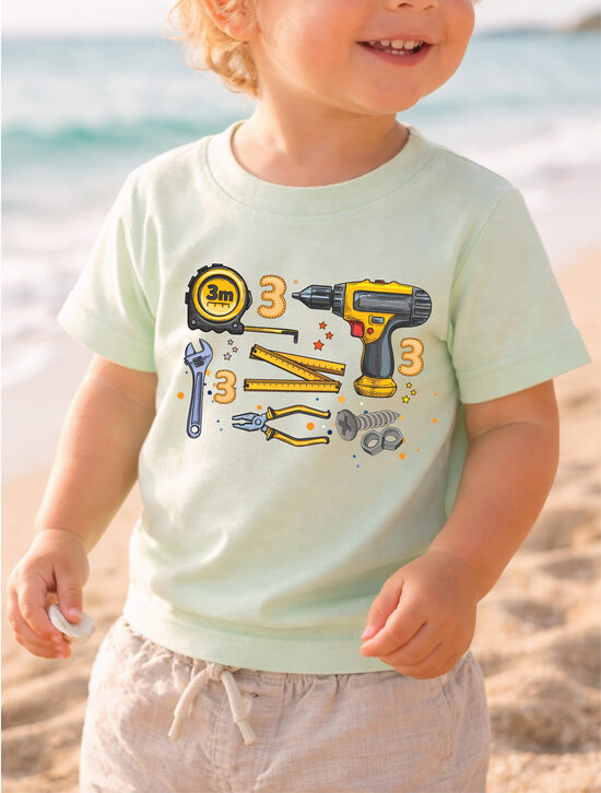 Piegludināms attēls dzimšanas dienas t-kreklam RĪKI