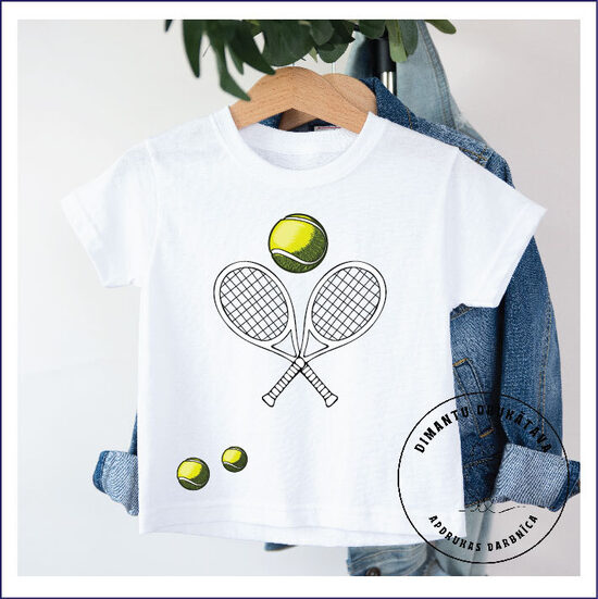 T krekls ar apdruku TENISS