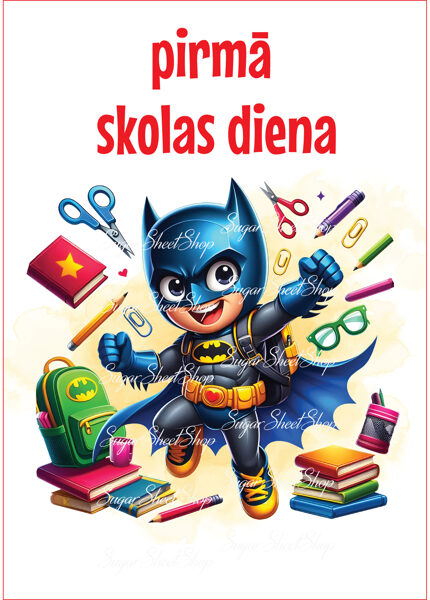 Ēdams dekors kūkai UZ SKOLU 1