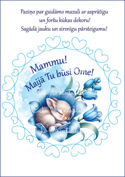 Ēdamu dekoru komplekts MAZULIS 1