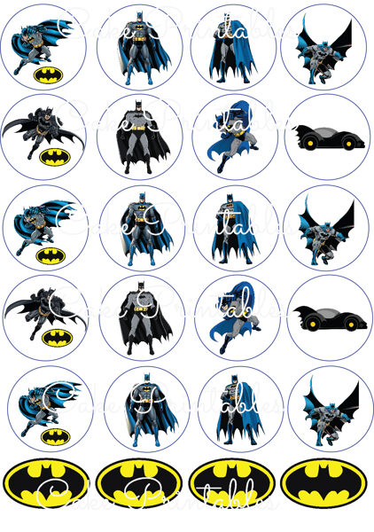 Ēdami dekori virtuļiem, kūciņām BETMENS 1