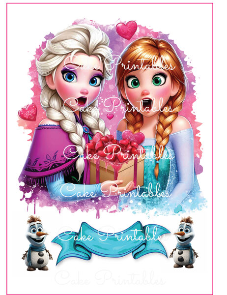 Ēdams dekors kūkai ELZA ANNA 6