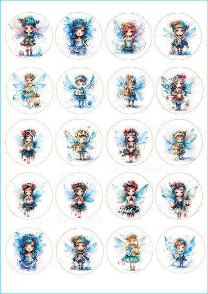 Ēdami dekori piparkūku un cepumu dekorēšanai ZIEMASSVĒTKU LAUMIŅAS