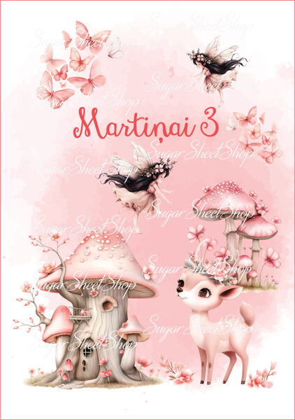 Ēdams dekors kūkai MAZĀ FEJA 3