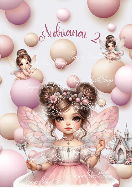 Ēdams dekors kūkai MAZĀ FEJA 8