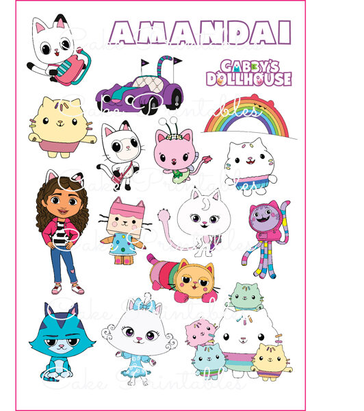 Ēdamu dekoru komplekts GABBYS DOLLHOUSE 1