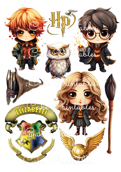 Ēdamu dekoru komplekts HARIJS POTERS 1